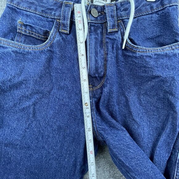 Monet Skateboards Jeans Womens 26 Barrel Carpenter Drawstring Baggy Y2K - Picture 6 of 9